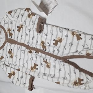 Quiltex Baby 6-9 month Reindeer Pajamas